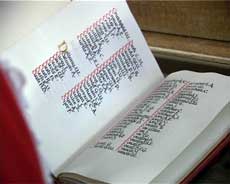 Remembrance book at Gosport War Memorial