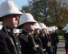 Royal Marines ready for inspection 01