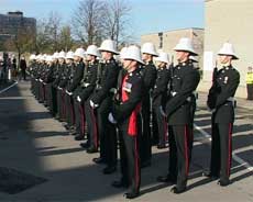 Royal Marines ready for inspection 03