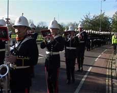 Royal Marines marching to the time Sphere 04