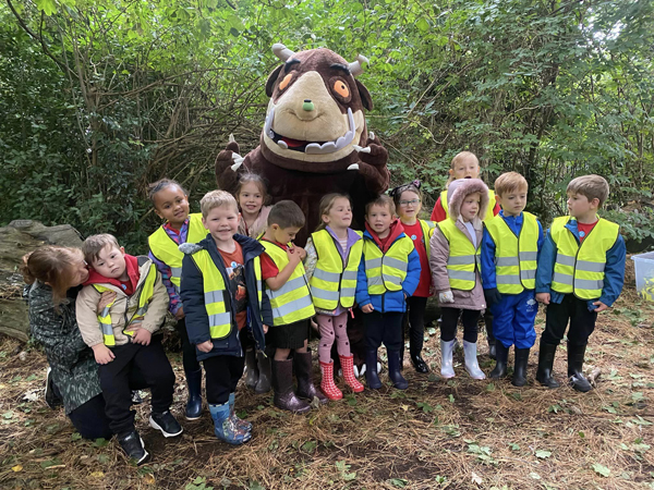 The Gruffalo at Elson School
