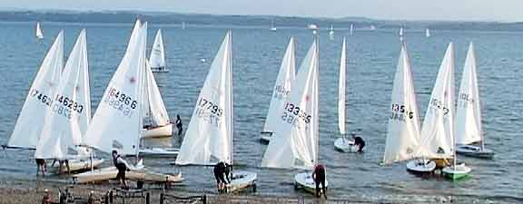 Sailing in the Solent from Stokes Bay Saiing Club