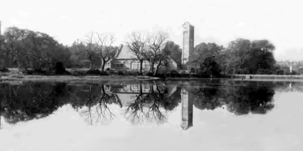 Kickergill Monument from Alver Lake 1940's